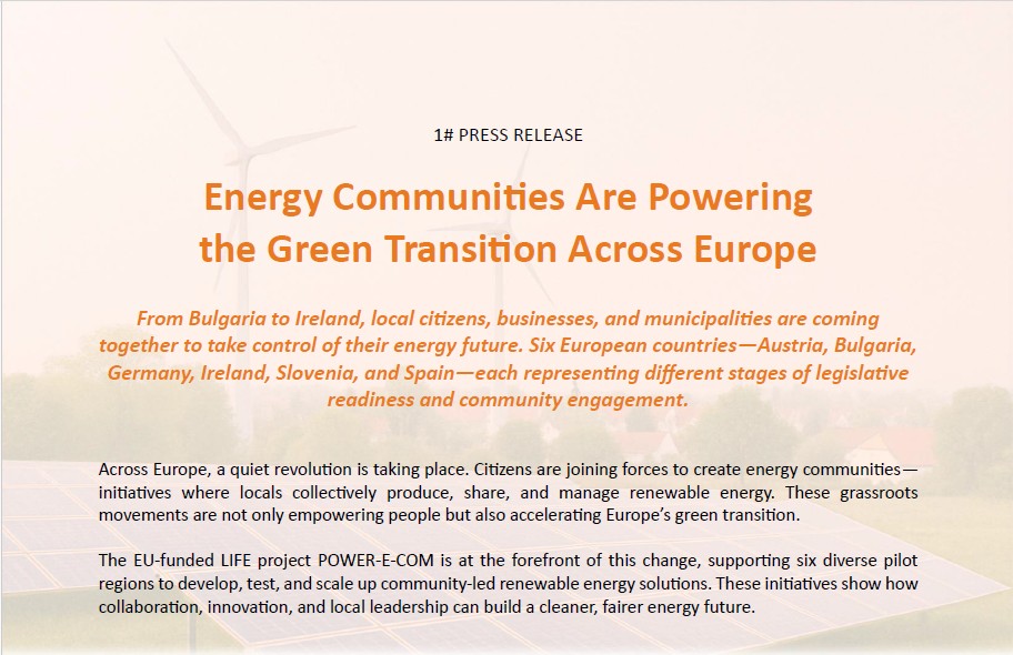 Citizens Powering Europe’s Energy Transformation